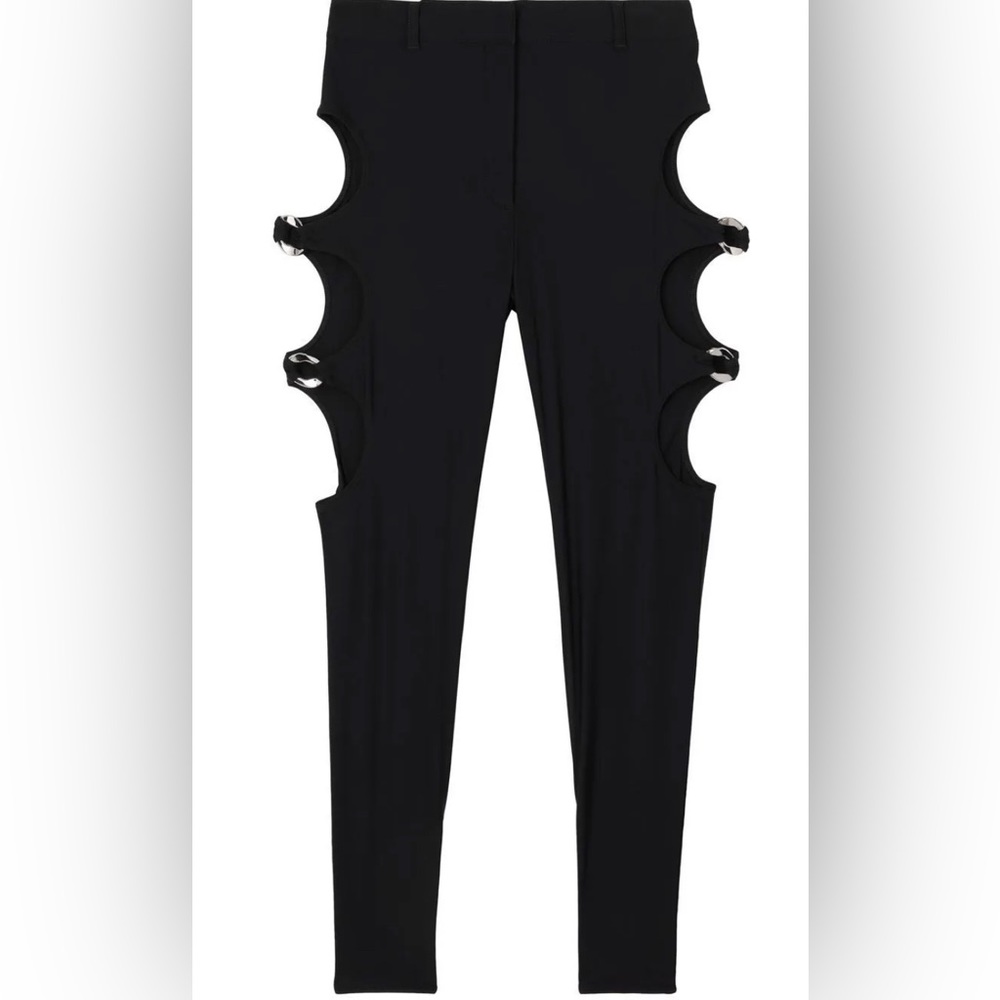 💜Burberry Cut Out-Detail Stretch Leggings